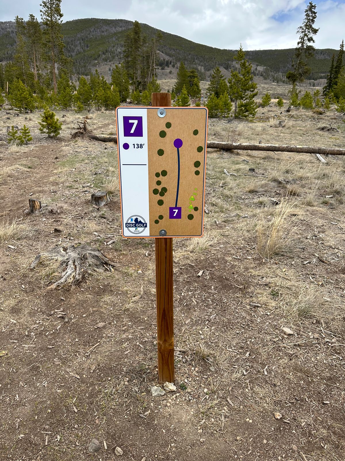 Hole 7 Tee Sign