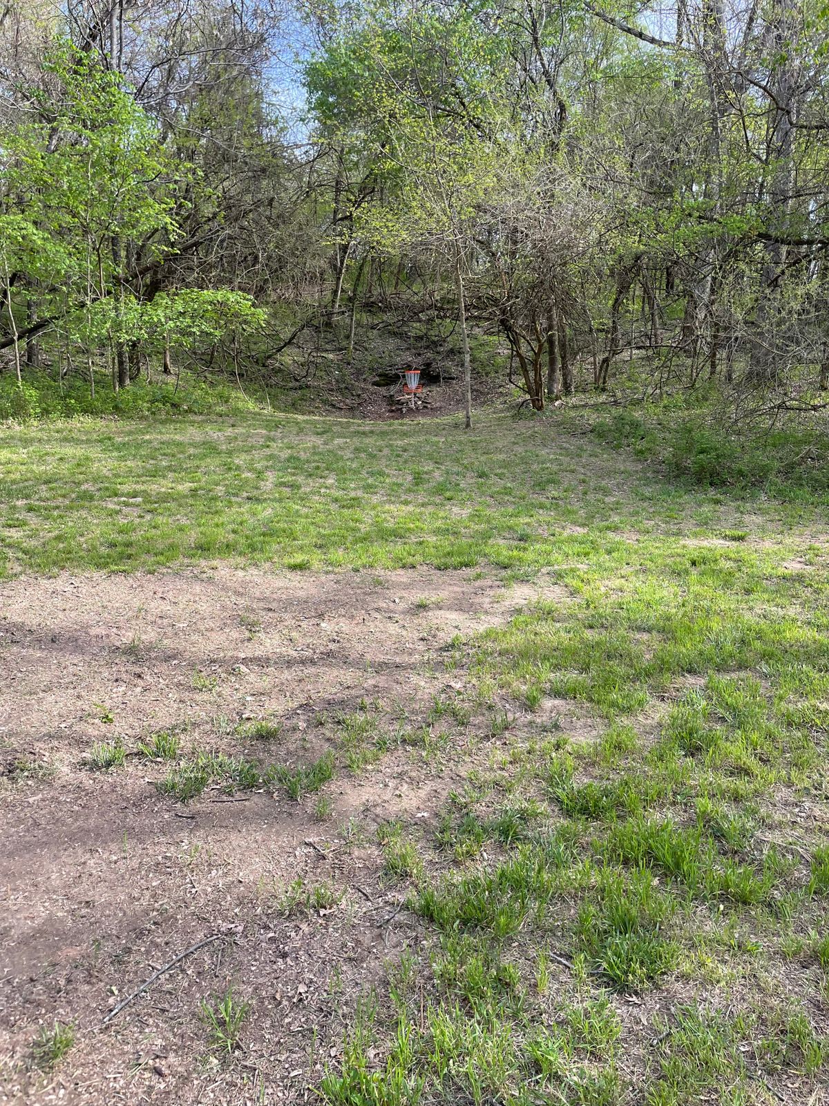 Hole 3 basket.