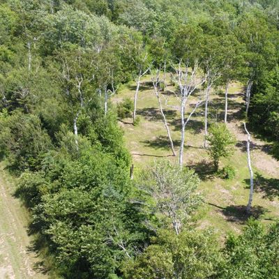 Hole 10 - overhead view of first third of fairway.