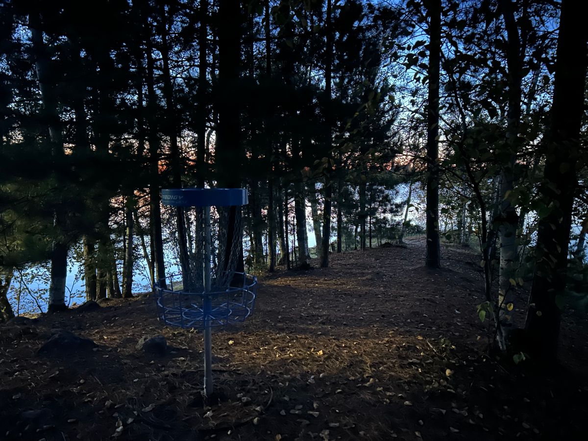 Hole 7 at sunset