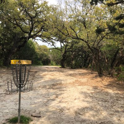 Looking back up the fairway.