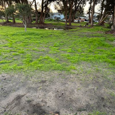 Hole 3 after the rains
