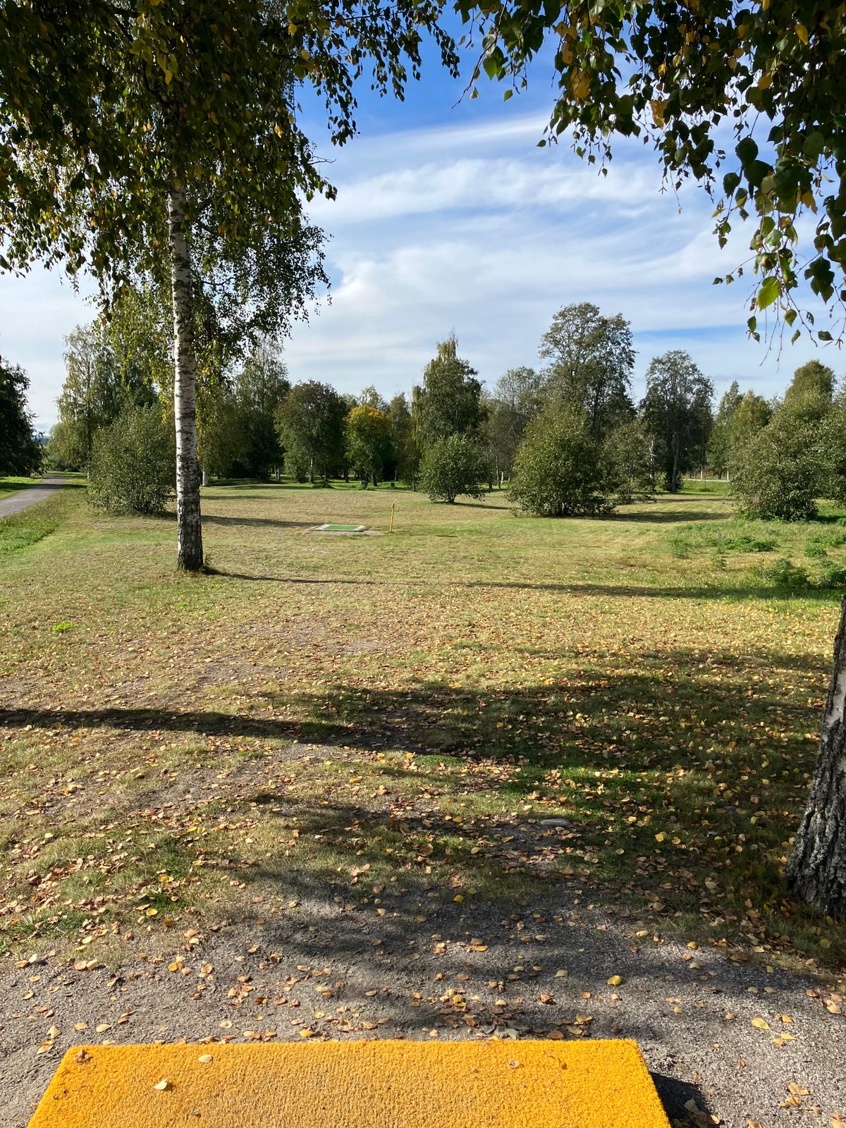 Hål 4, Gul Tee