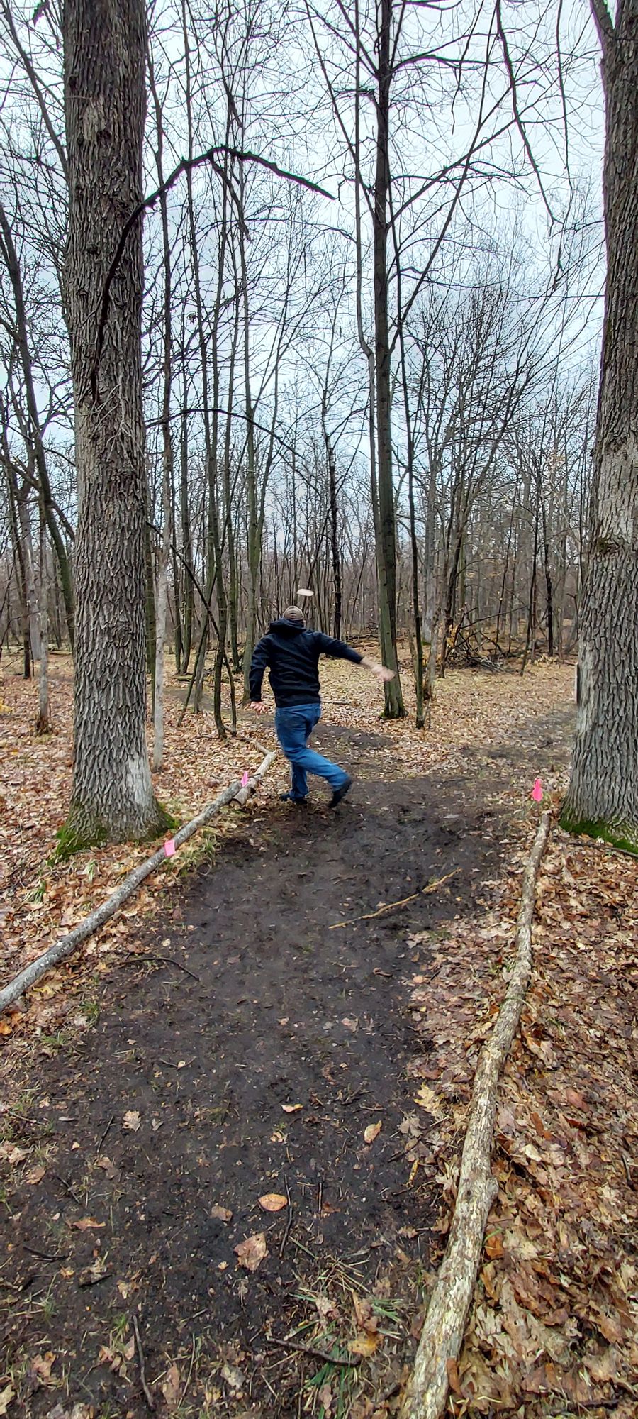 Hole 9, Double fairway