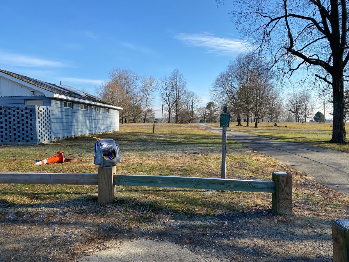 Original #10, unplayable — basket has been removed.