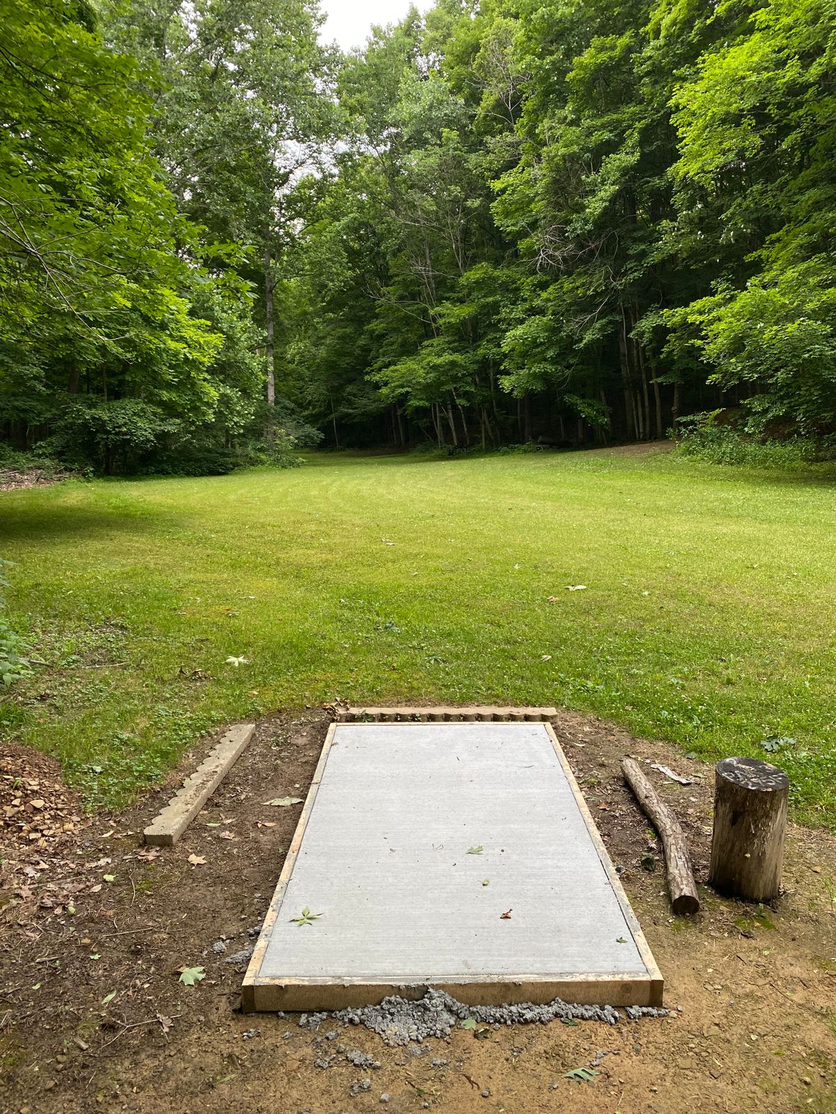 Hole 2 (concrete tee)
