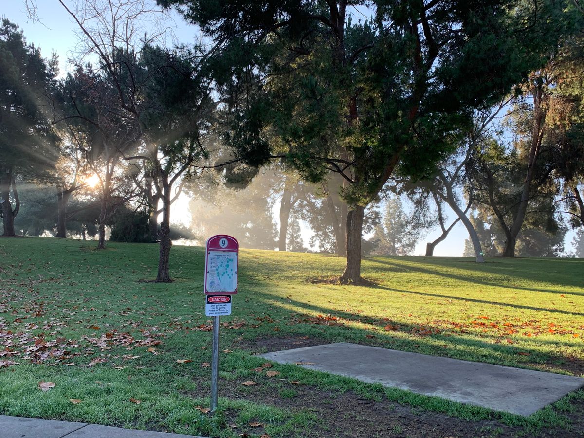 Morning on hole 9 on the backside at the best free course in SoCal!