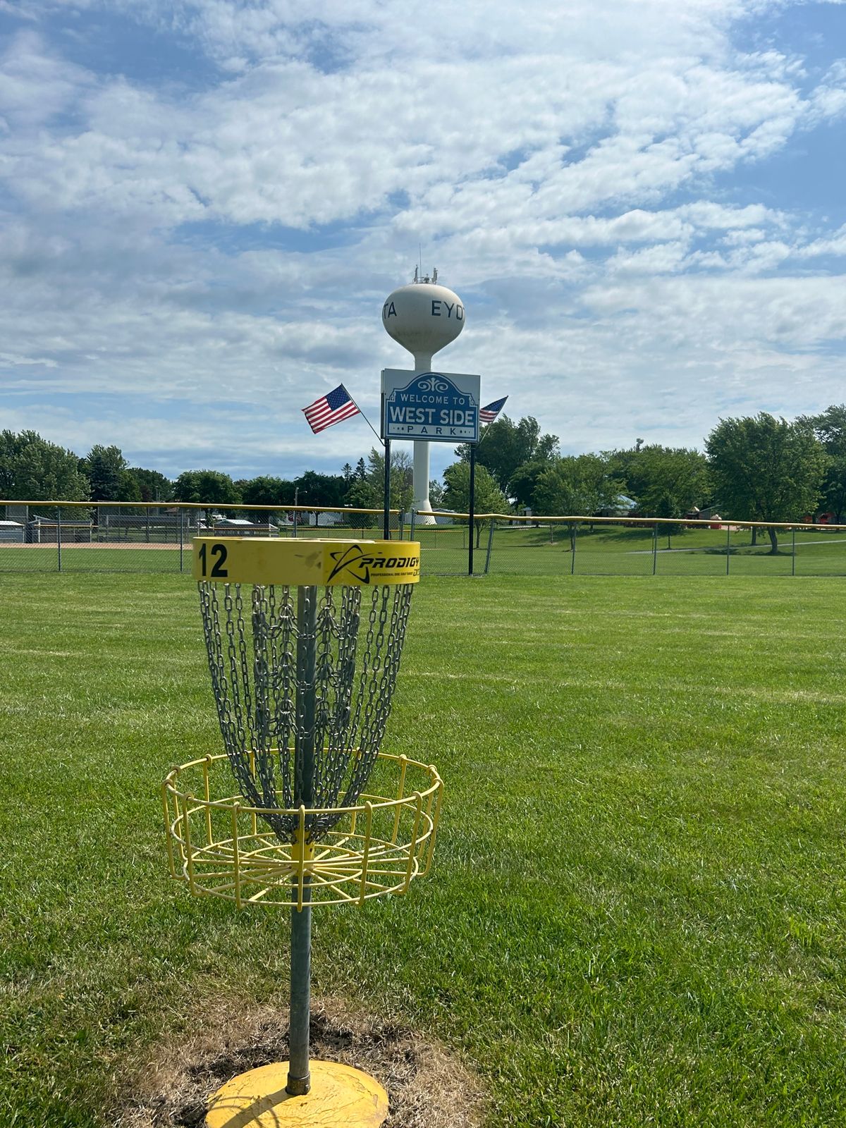 Hole 12 basket