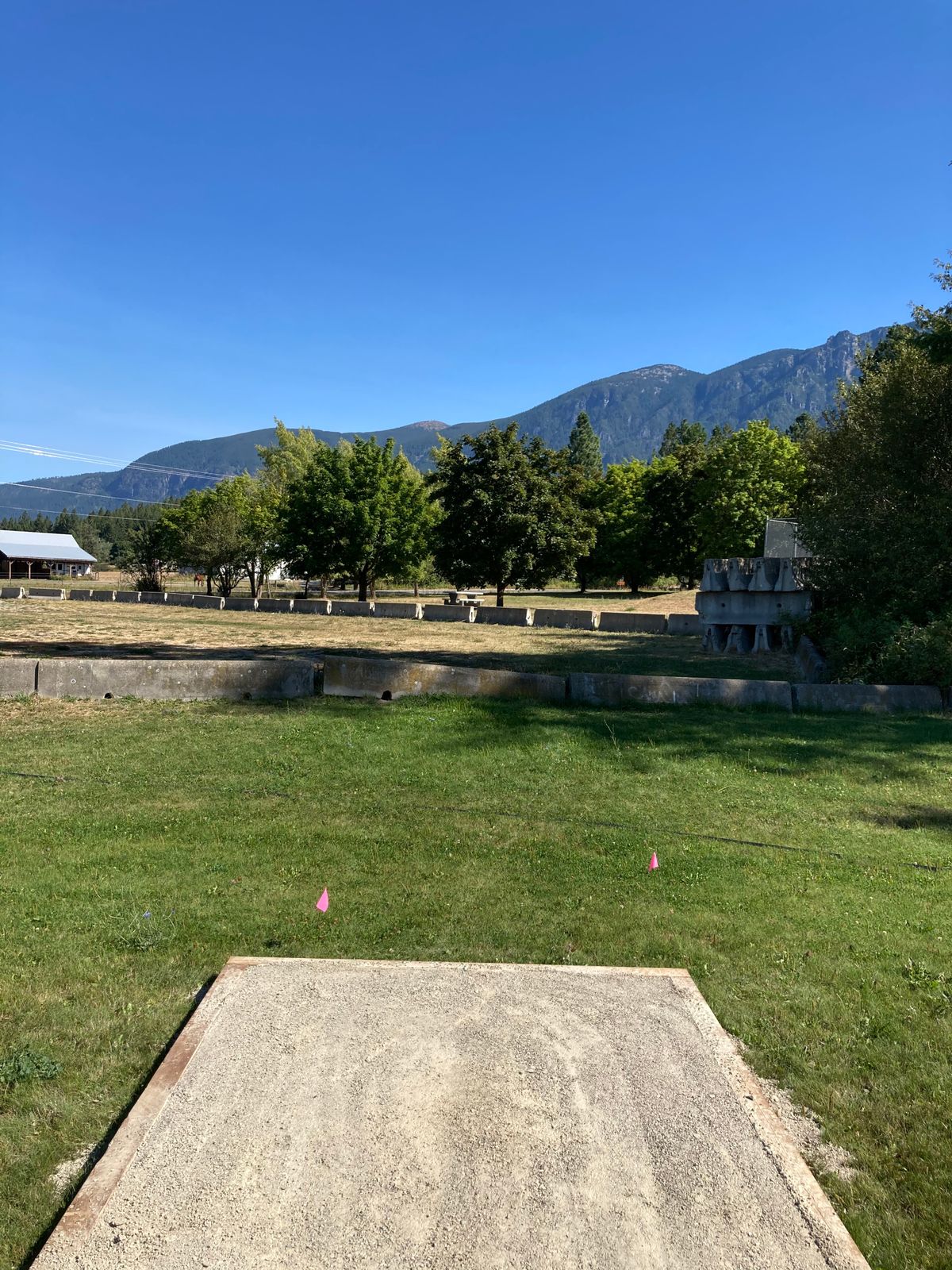 Hole 9 tee