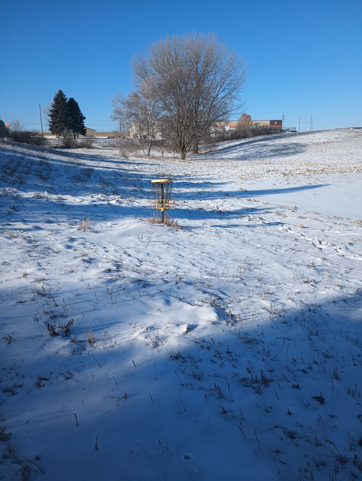 The basket on hole one