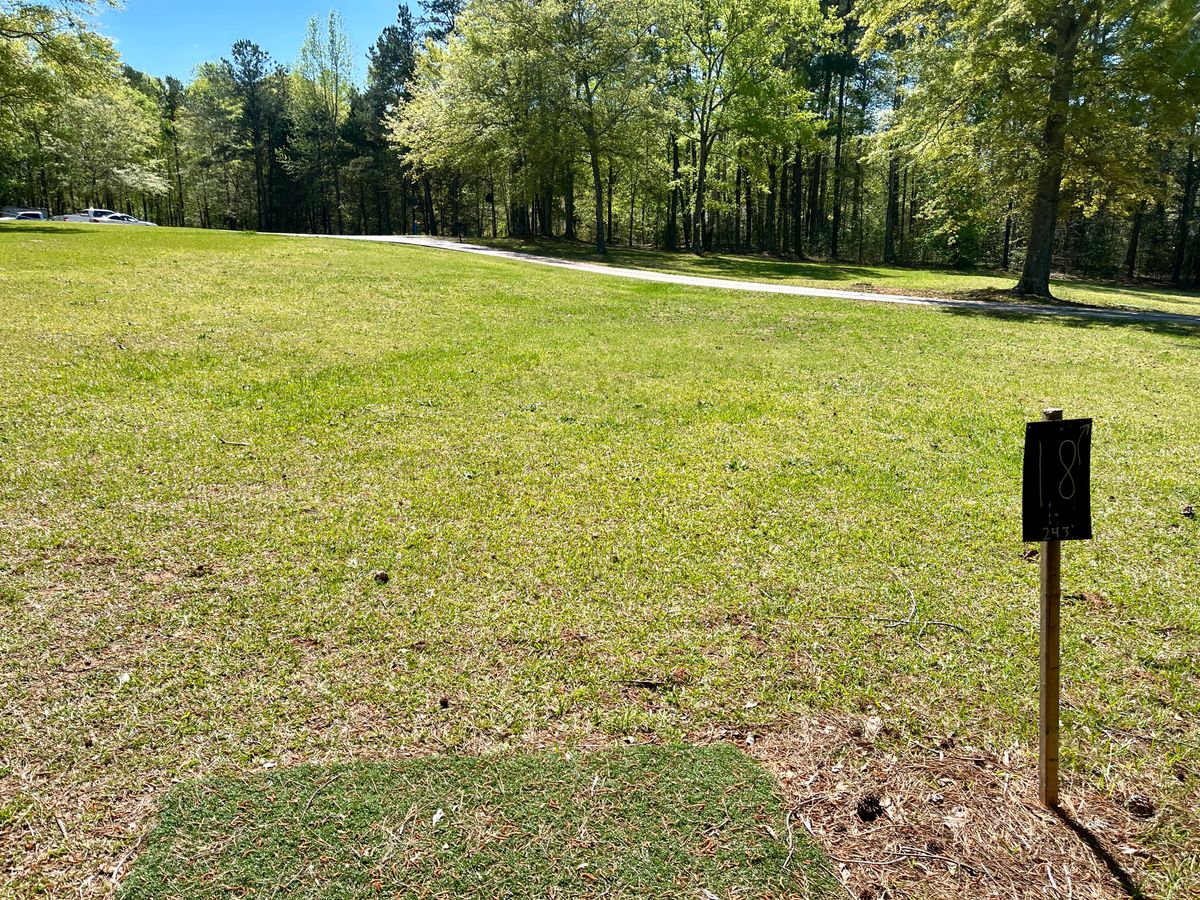 Hole 18 tee