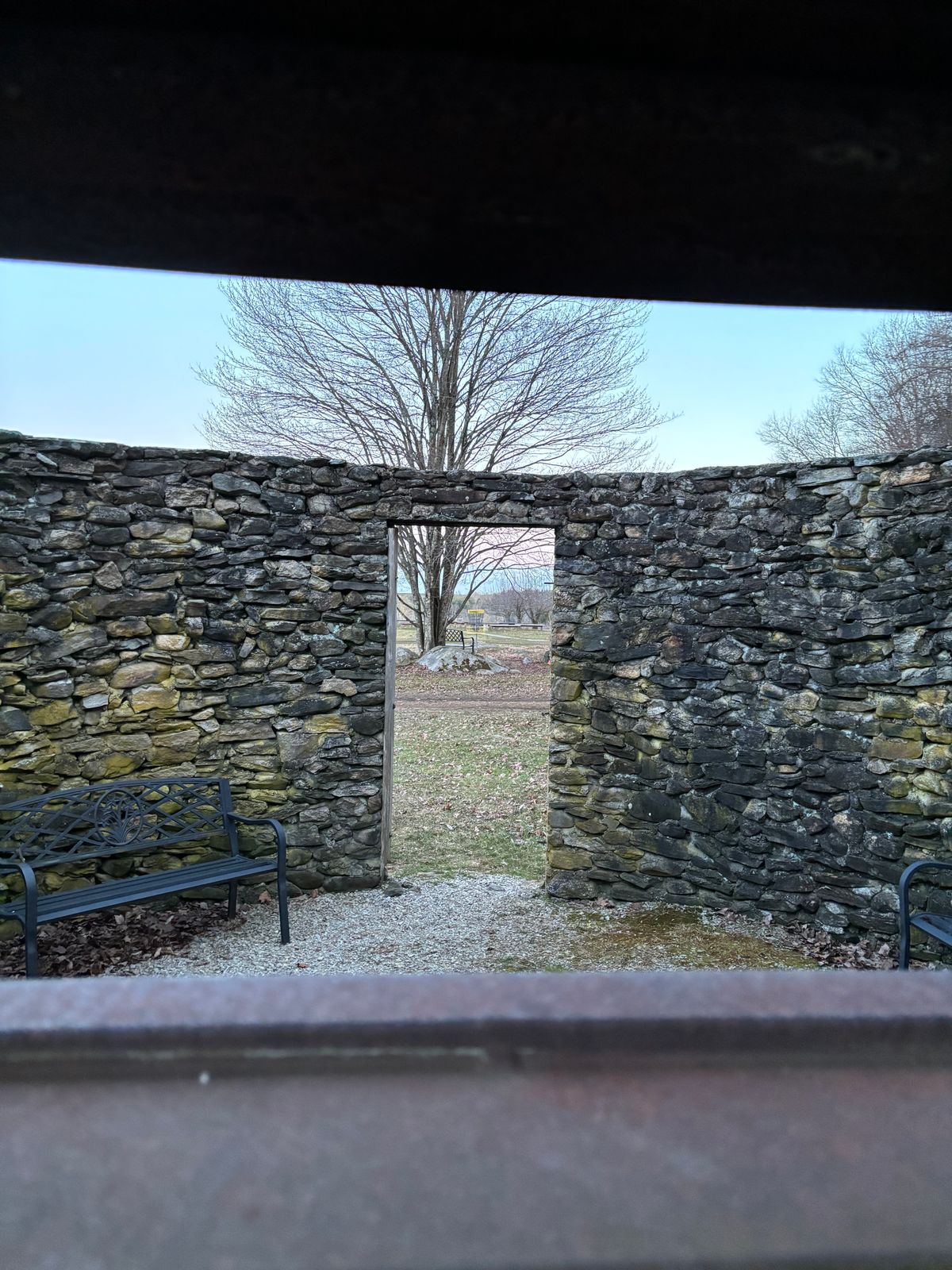 If you land in the rock building