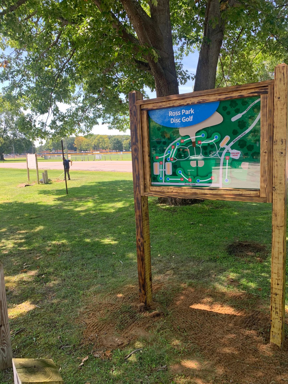 New sign for new 10 holes