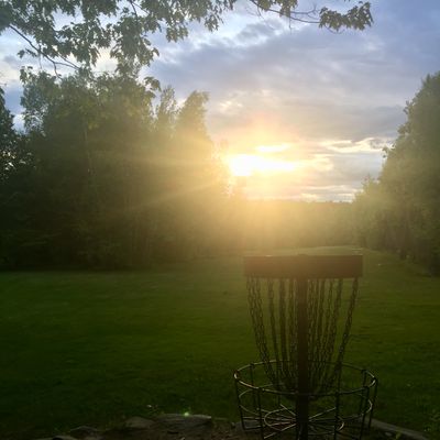 Sunset on hole 2