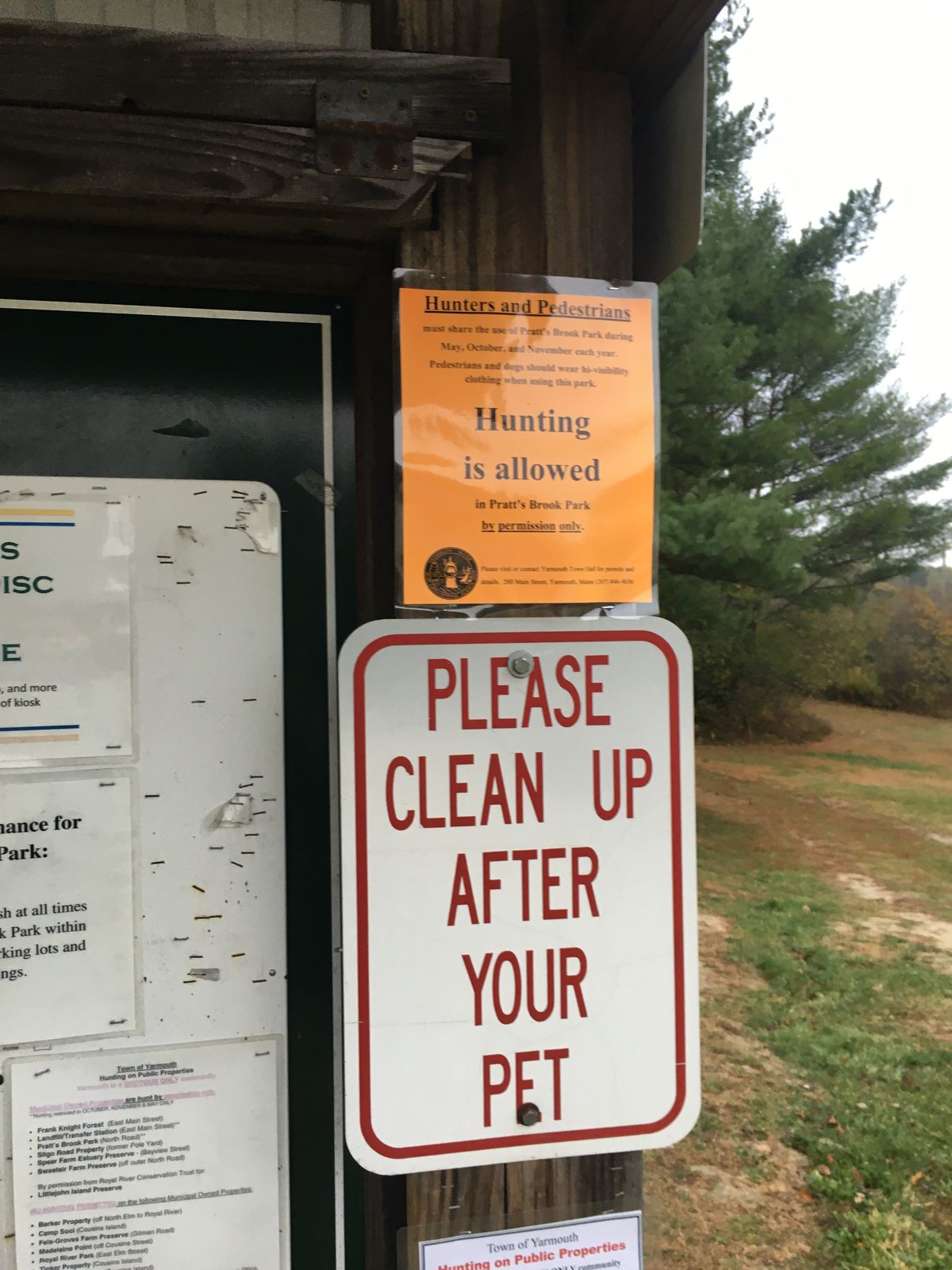 Beware of hunting