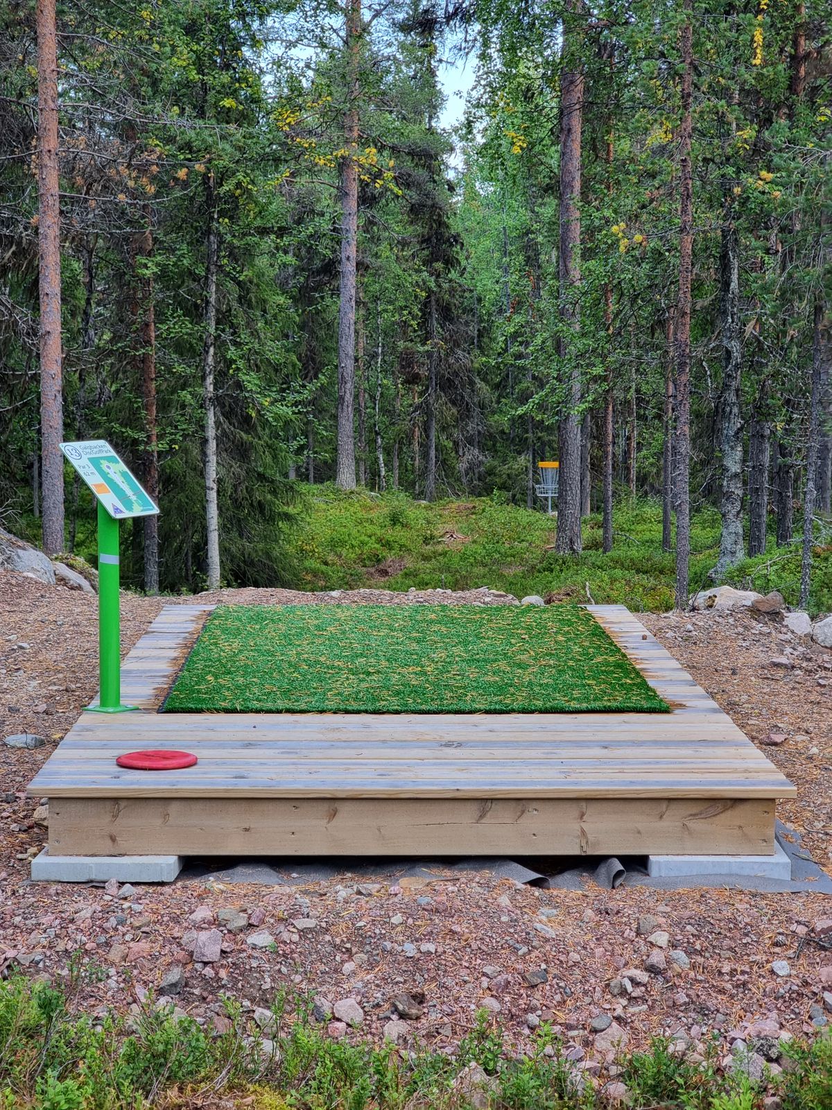 Tee på hål 13