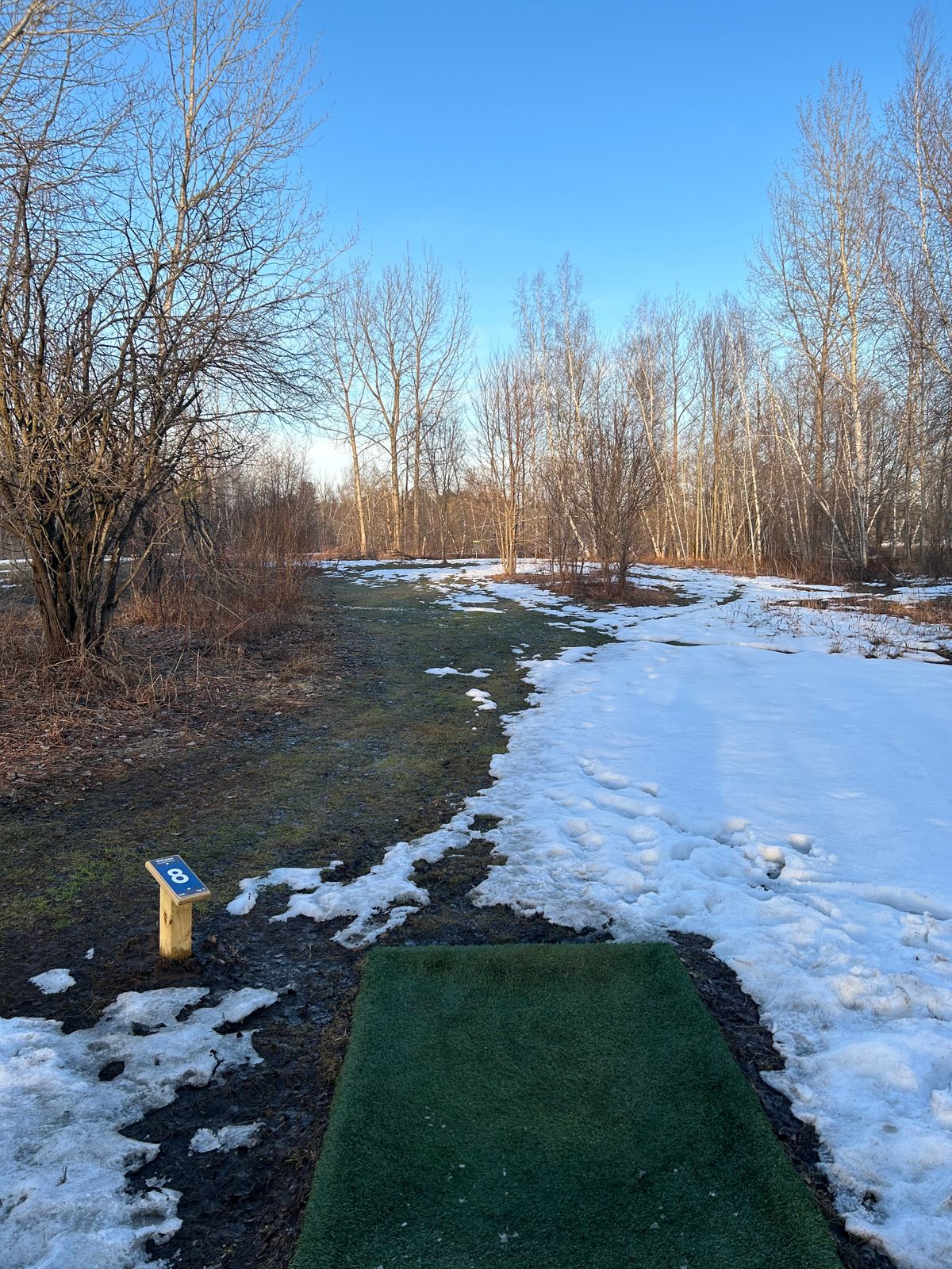 New Hole eight, old hole eleven.