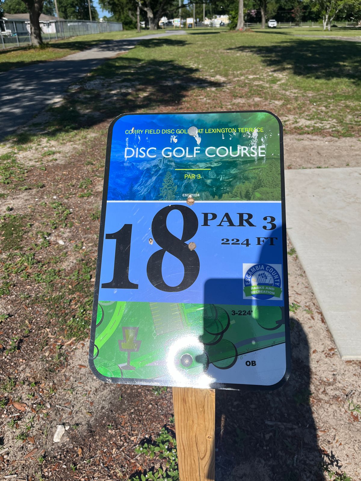 Hole 18 Sign