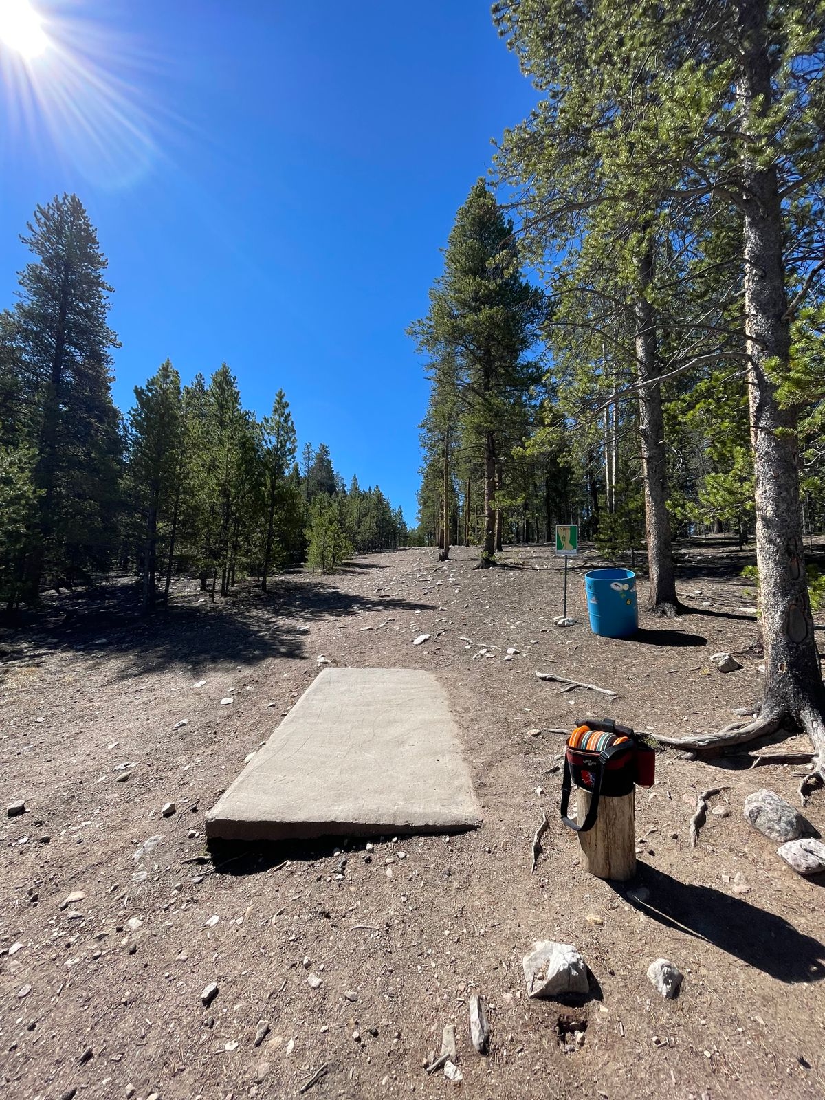 Hole 2 tee pad