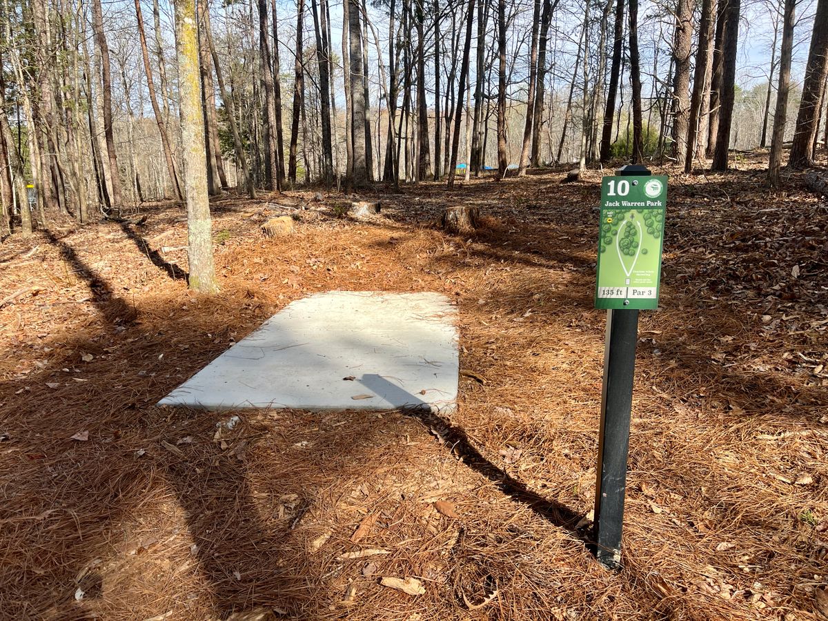 Hole 10 tee