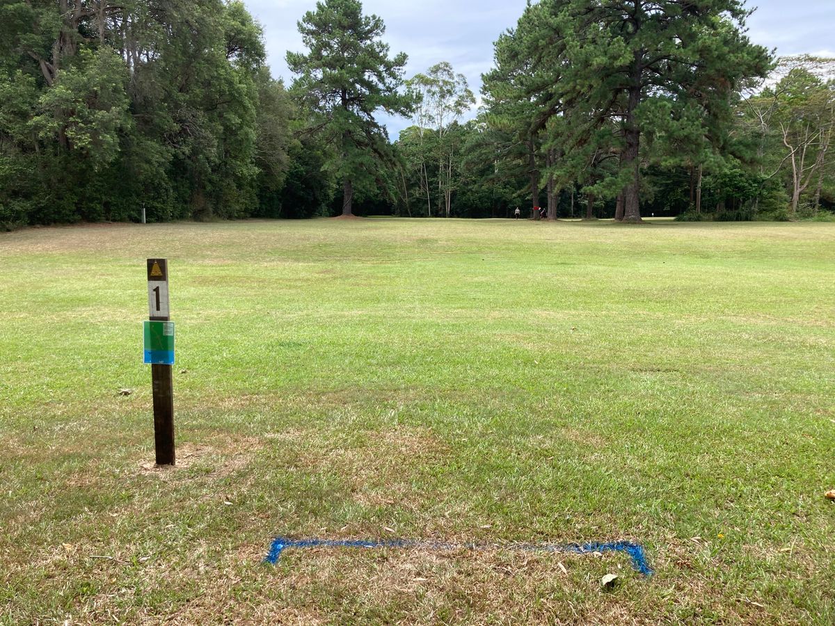 Hole 1 tee