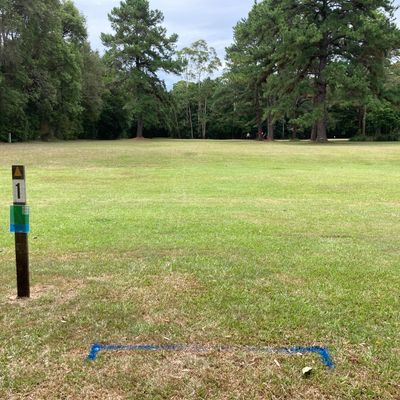 Hole 1 tee