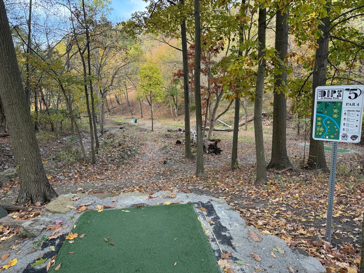 Hole 5 White (long) tee