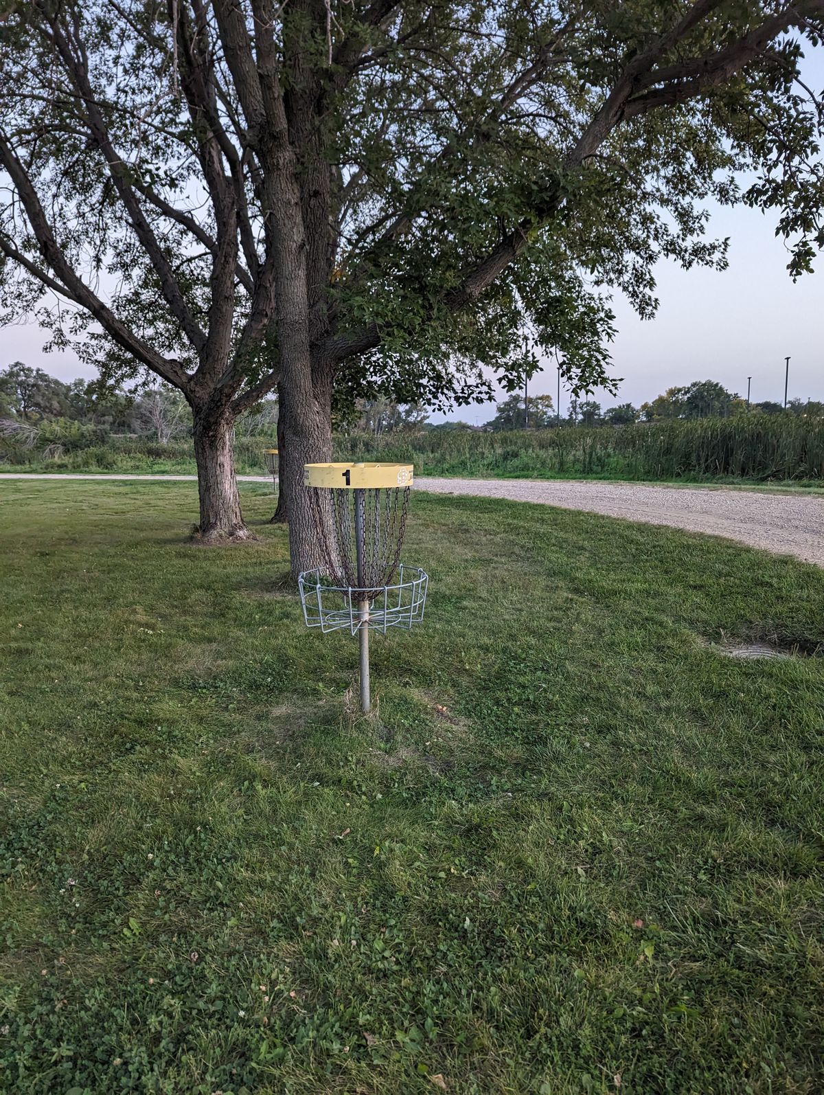Hole 1 basket