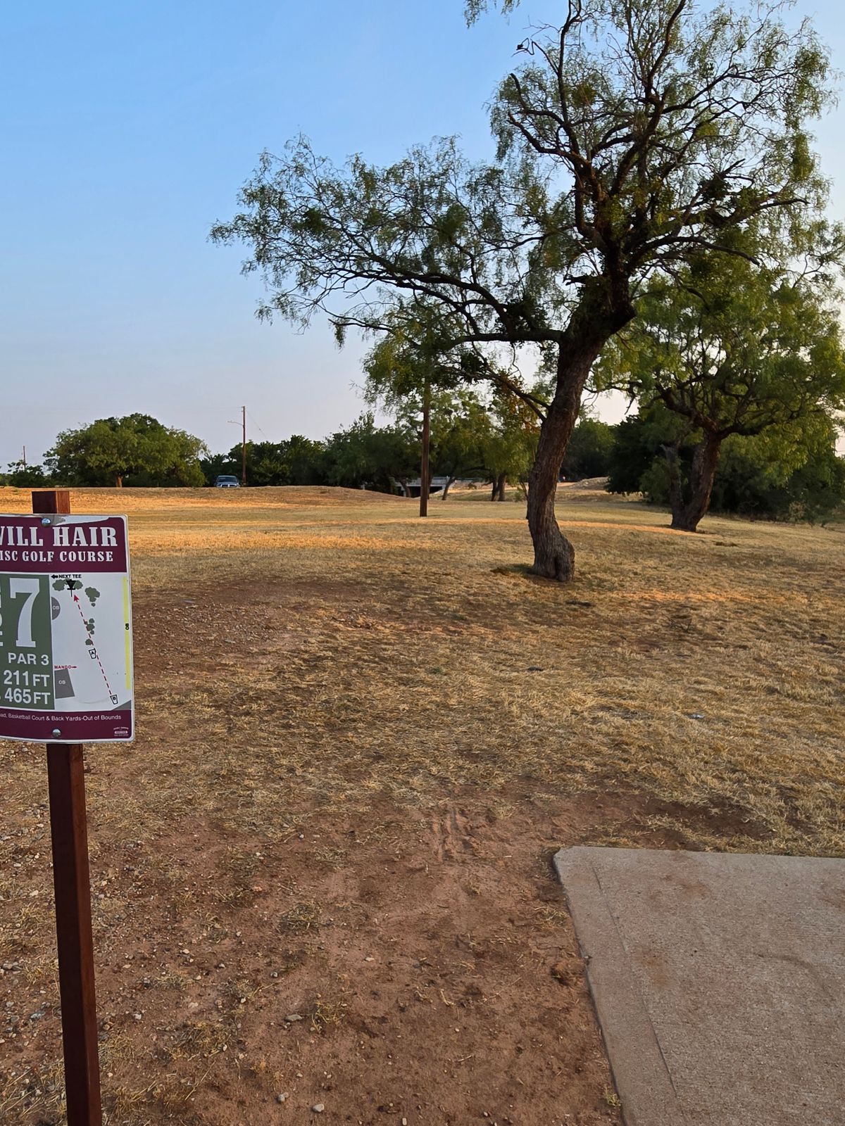 Hole 7 short tee