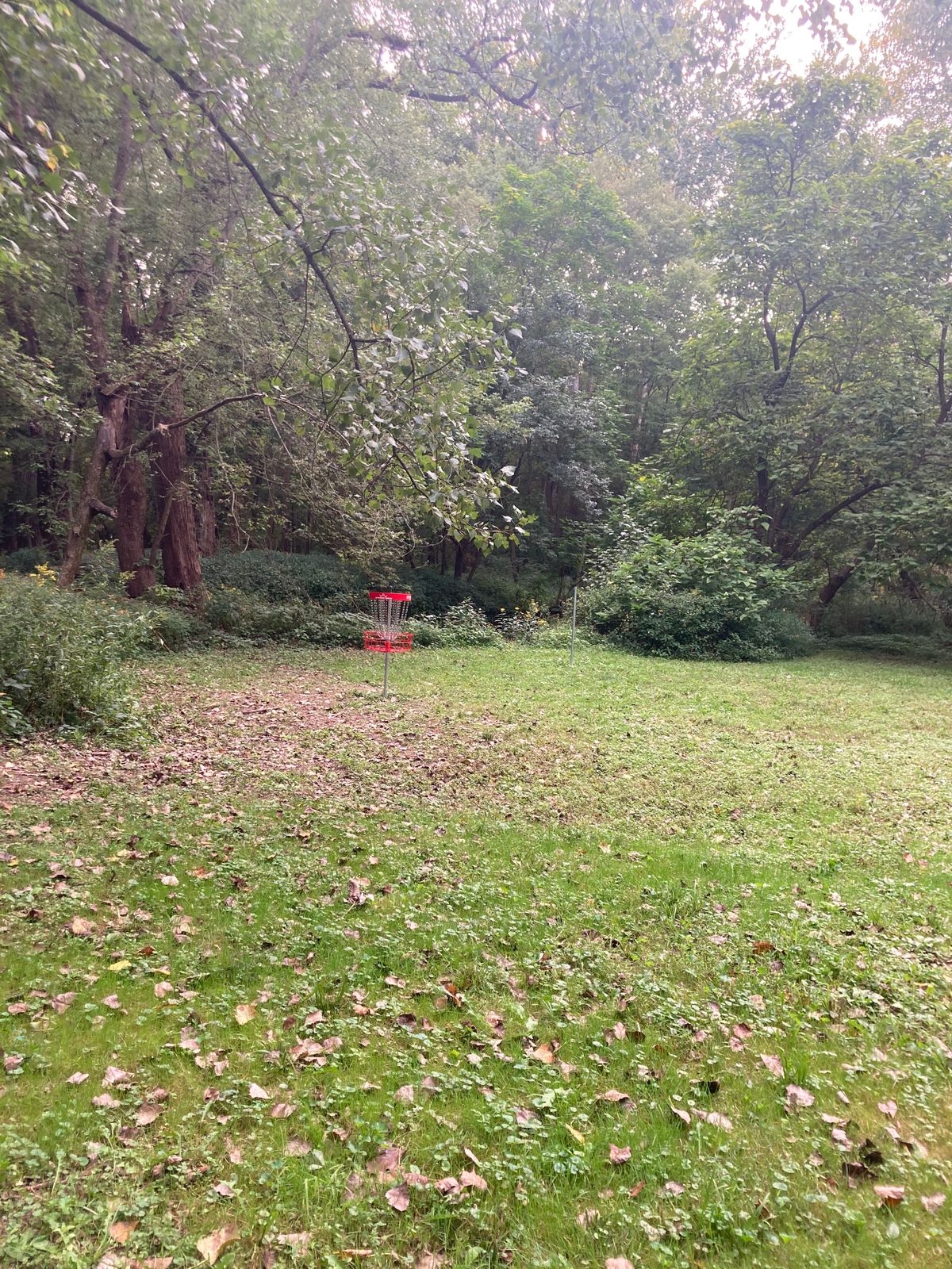 Hole 1 is tucked around the corner!
