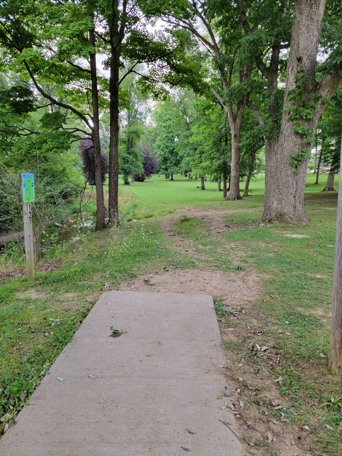Hole 12 from the tee.