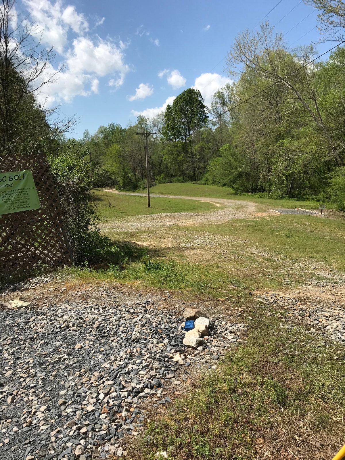 Hole 1 long tee