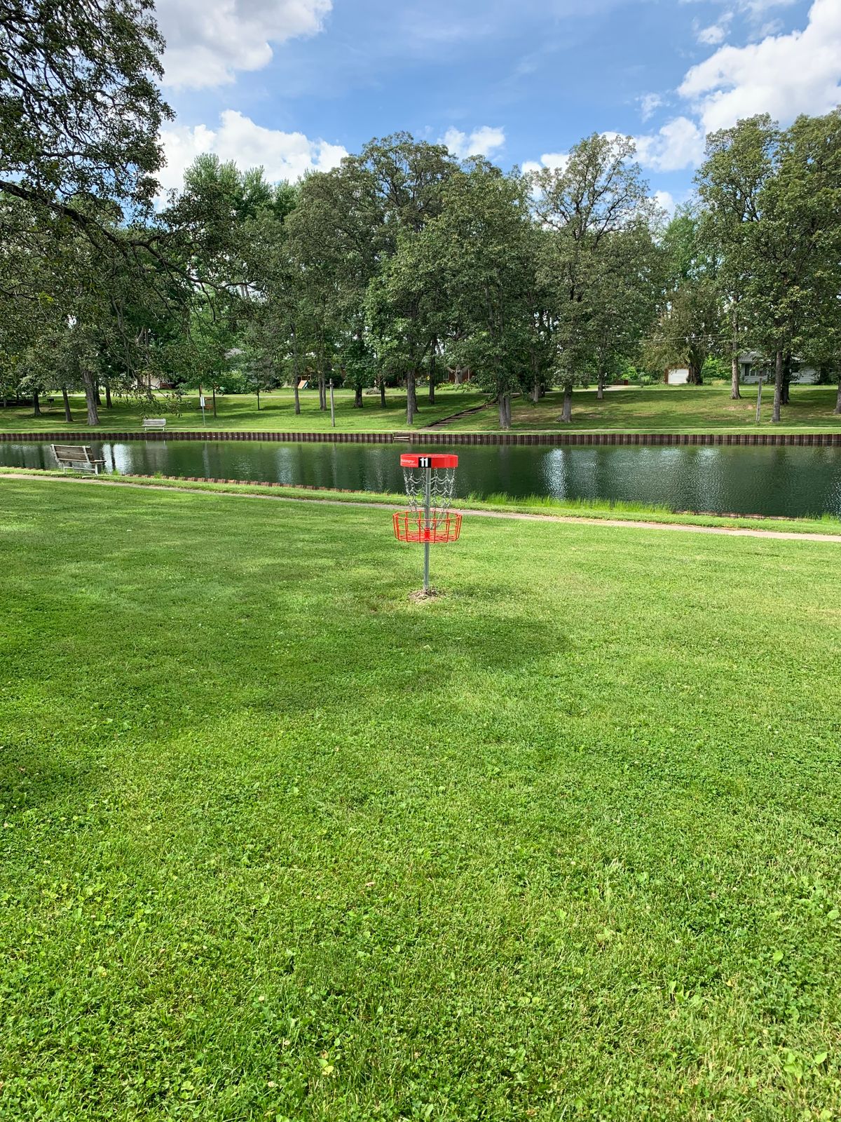 Hole 11 basket