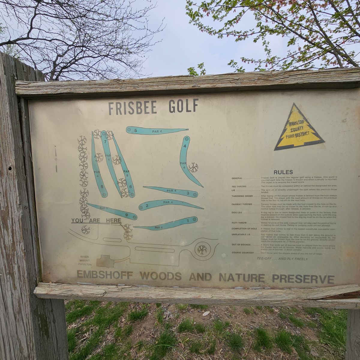 Course layout.