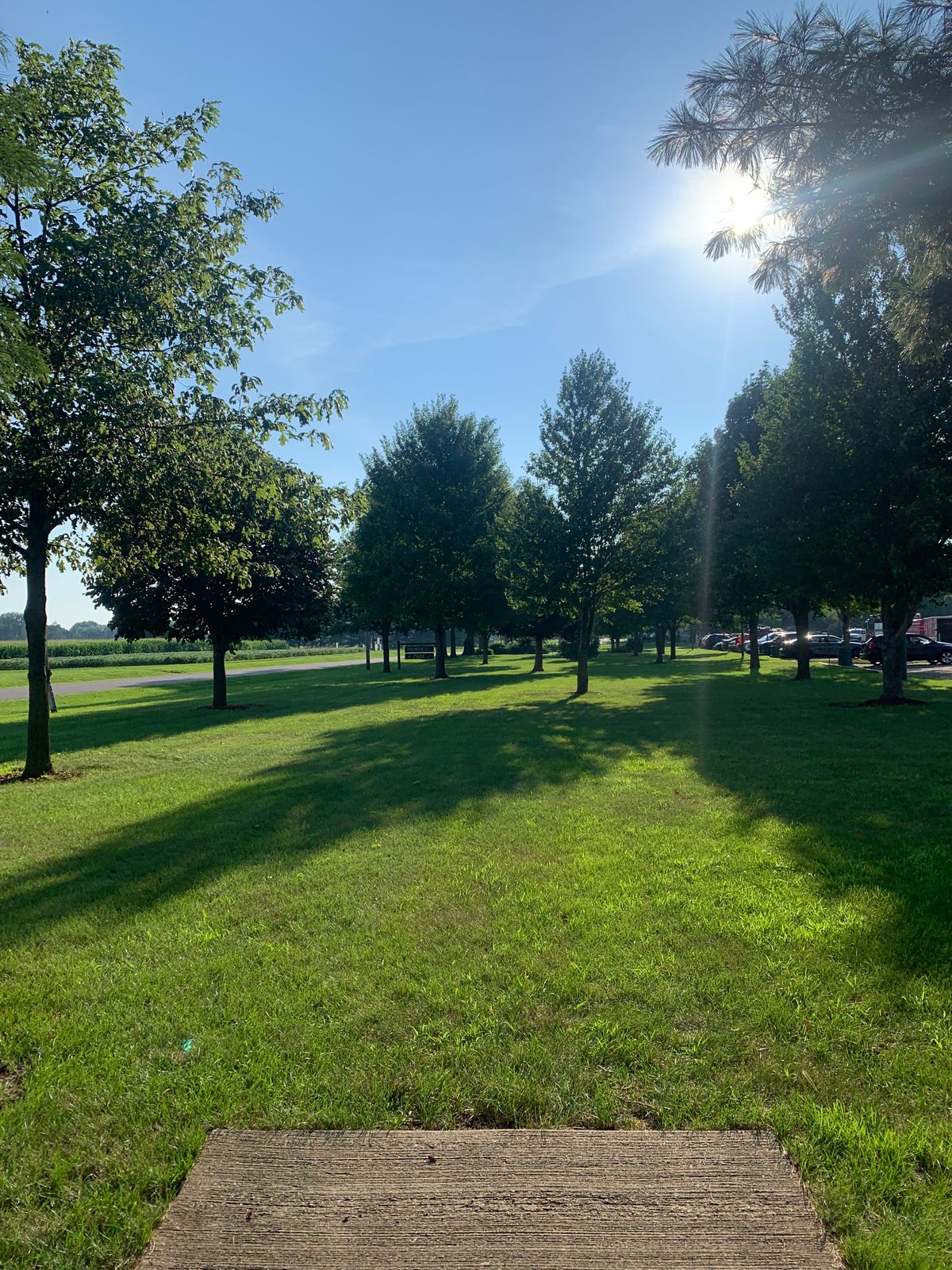 View from tee of hole #1