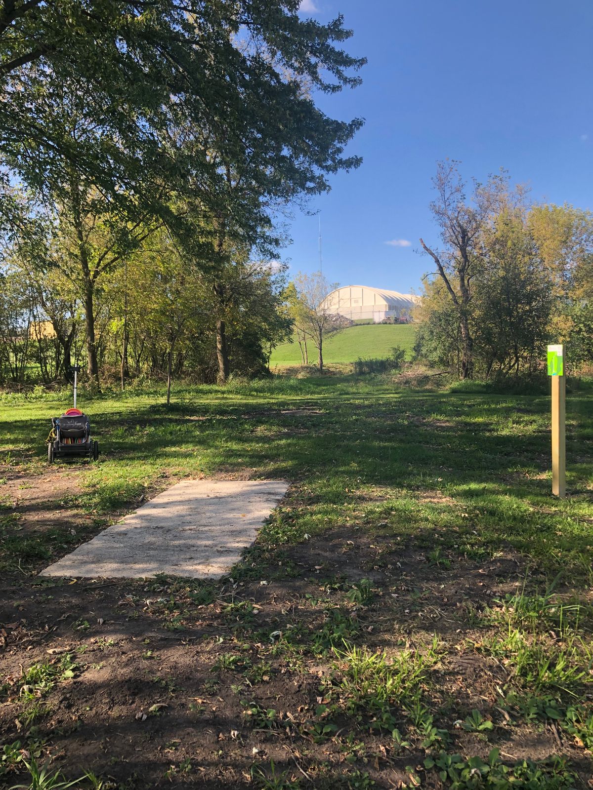 Tee pad hole 13