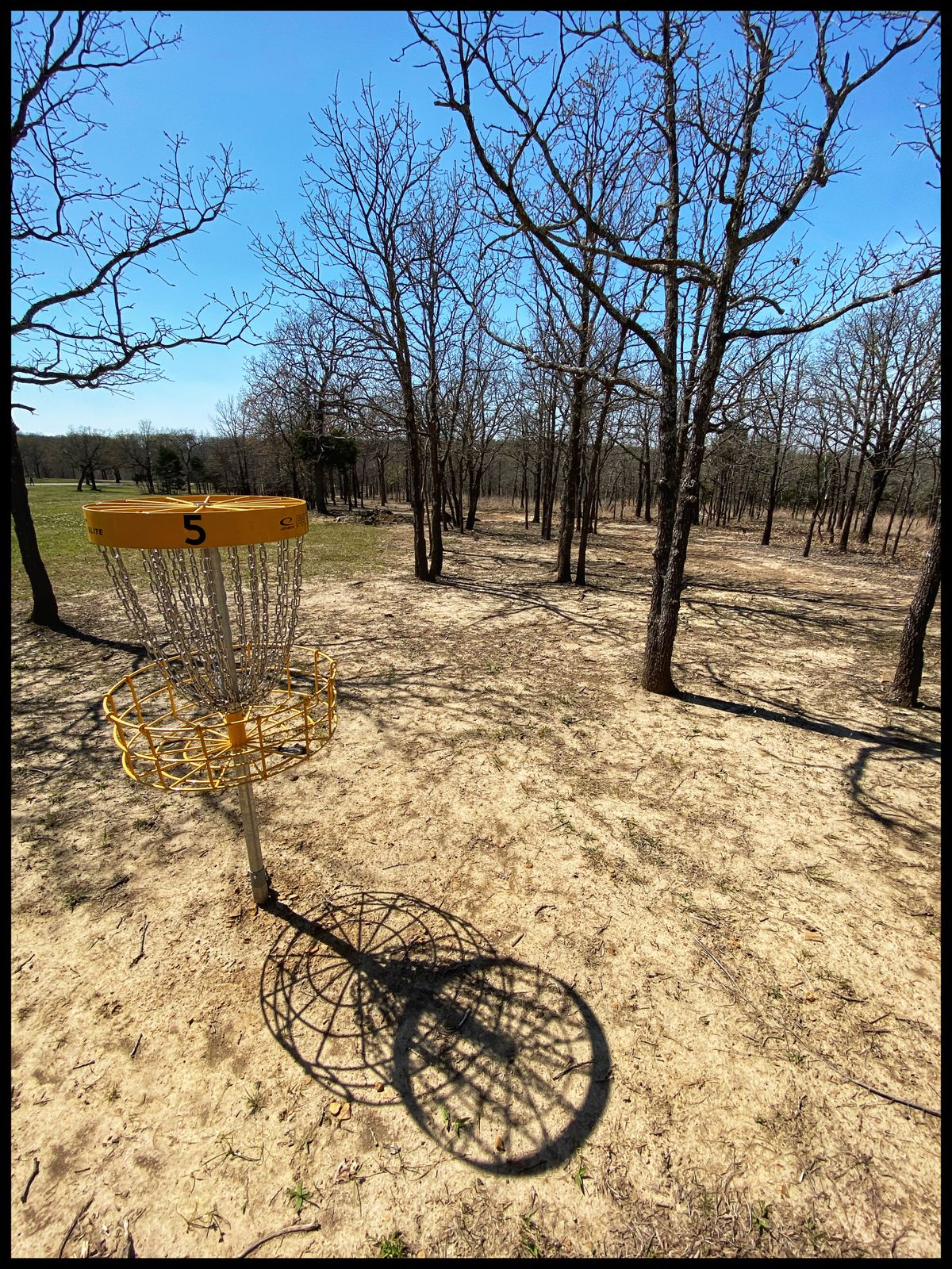 #5 green - tee is back downhill a bit