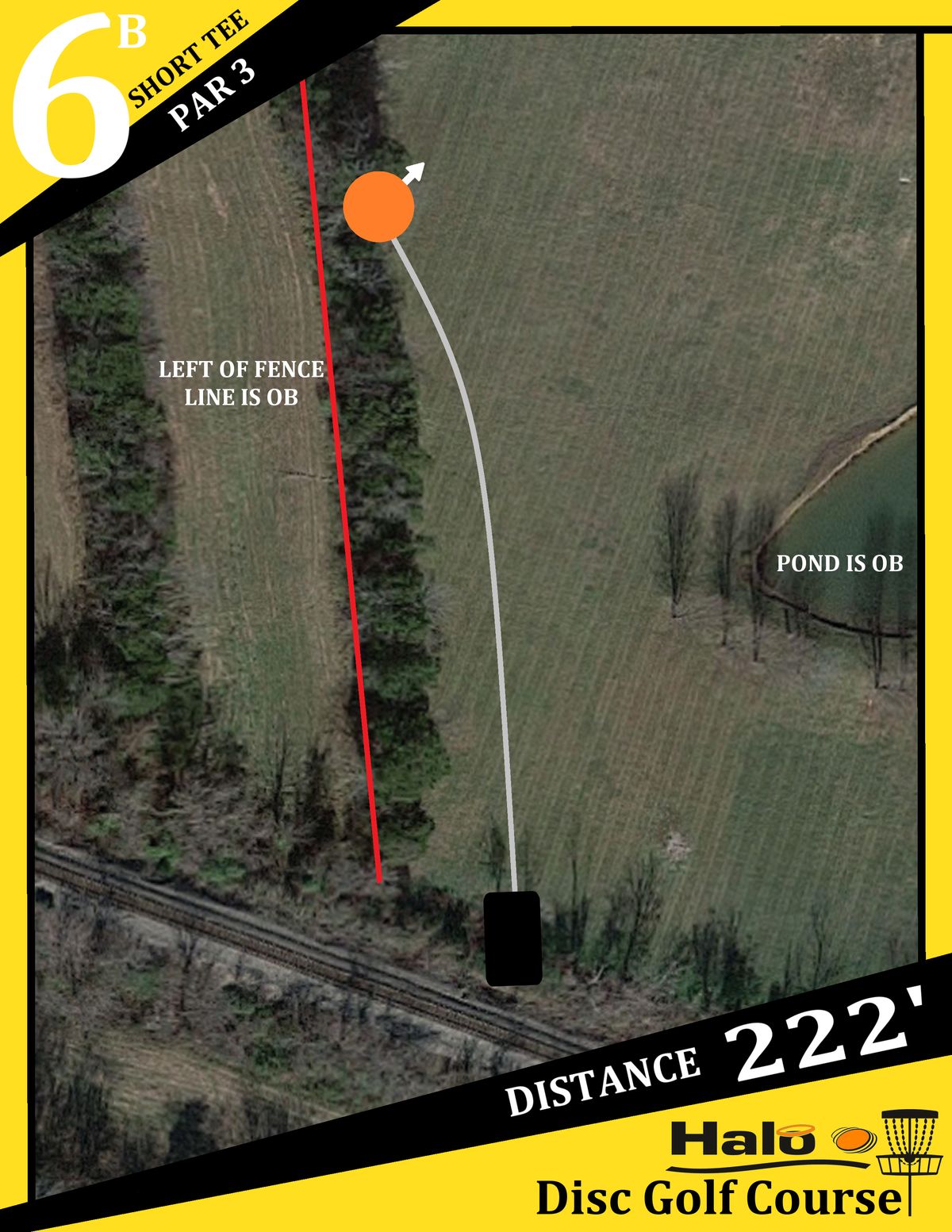 Hole 6B Tee Sign