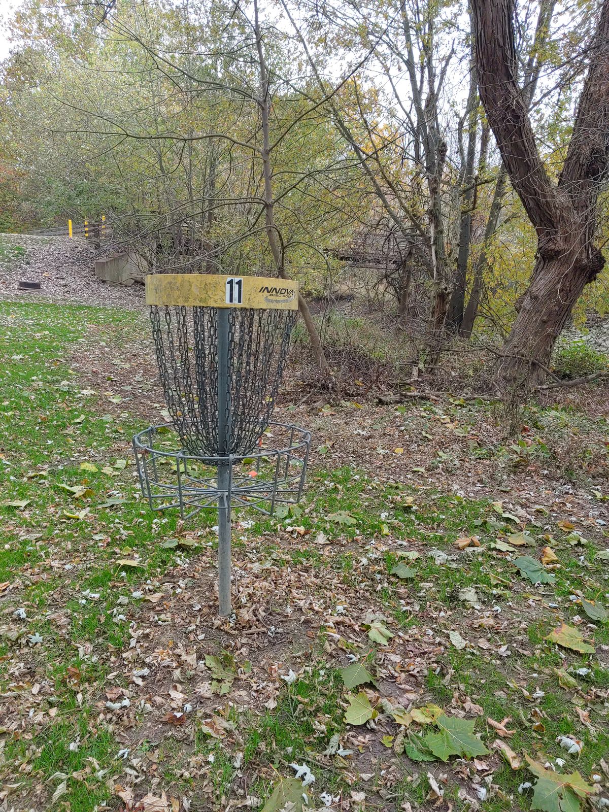#11's basket. The river is kinda close, within circle 2.