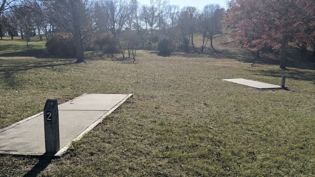 Tee #2. (two tee pads)