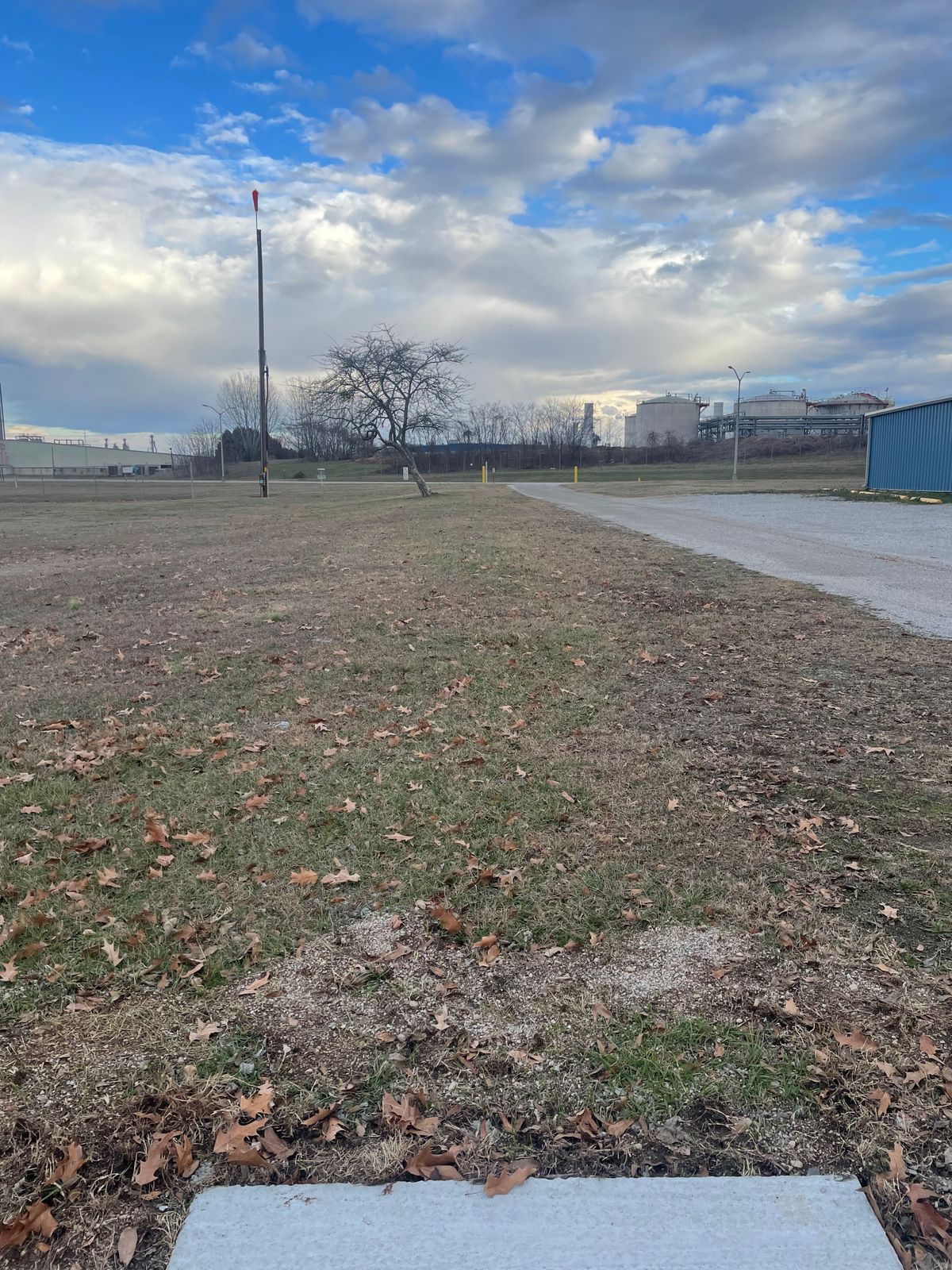 Hole 5 tee pad view