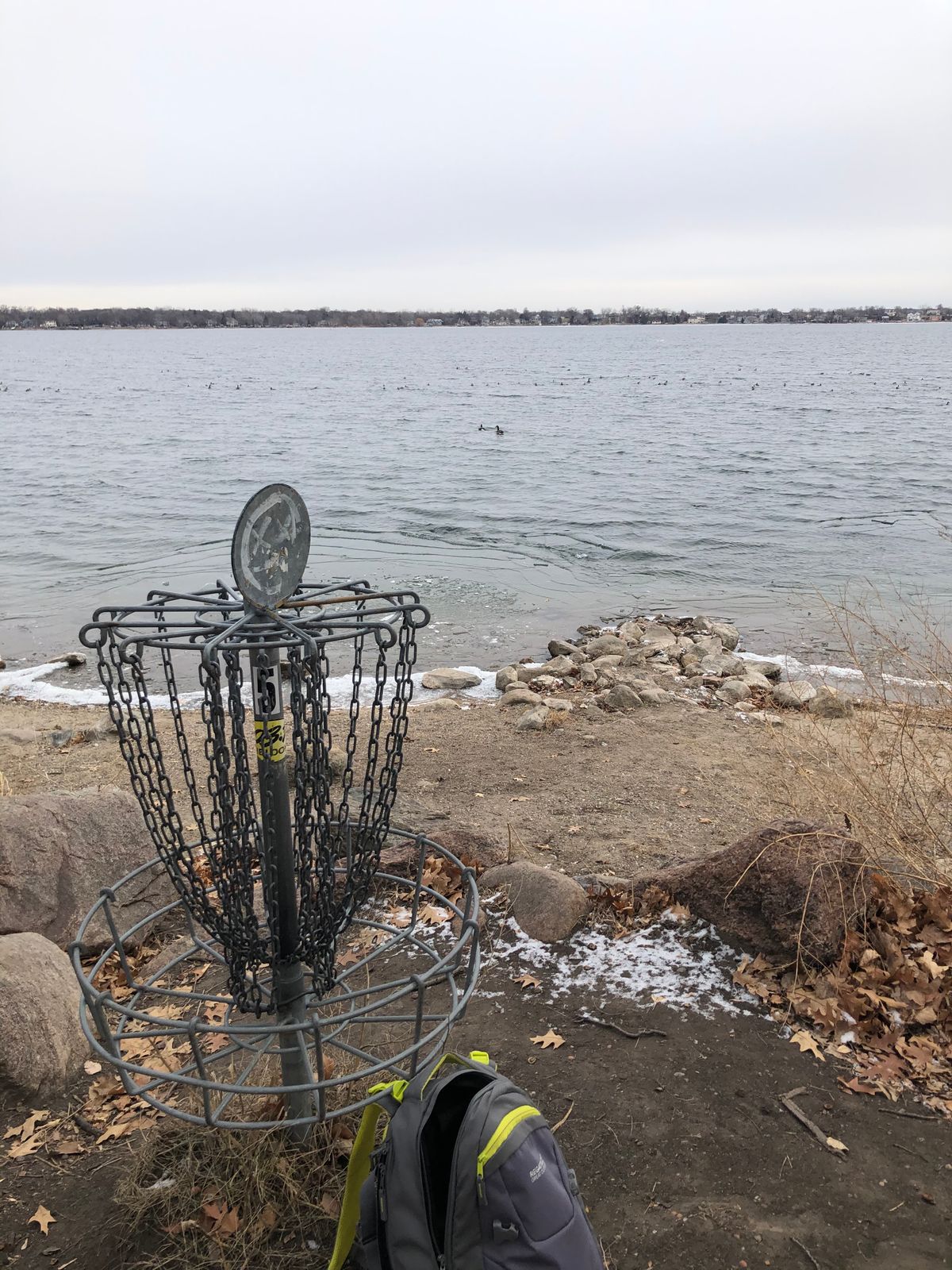 Hole 5 cage. Amazing view