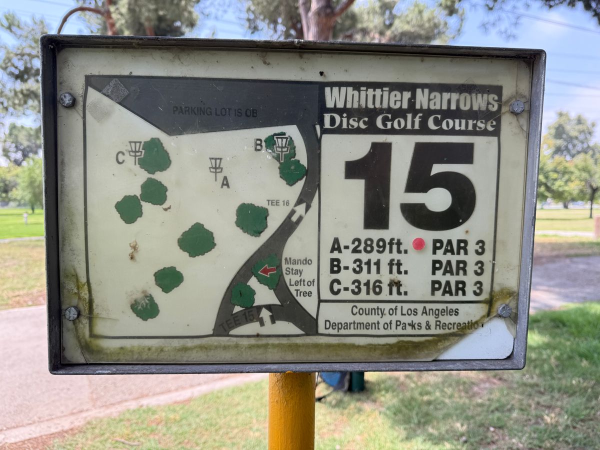 Hole 15 Sign