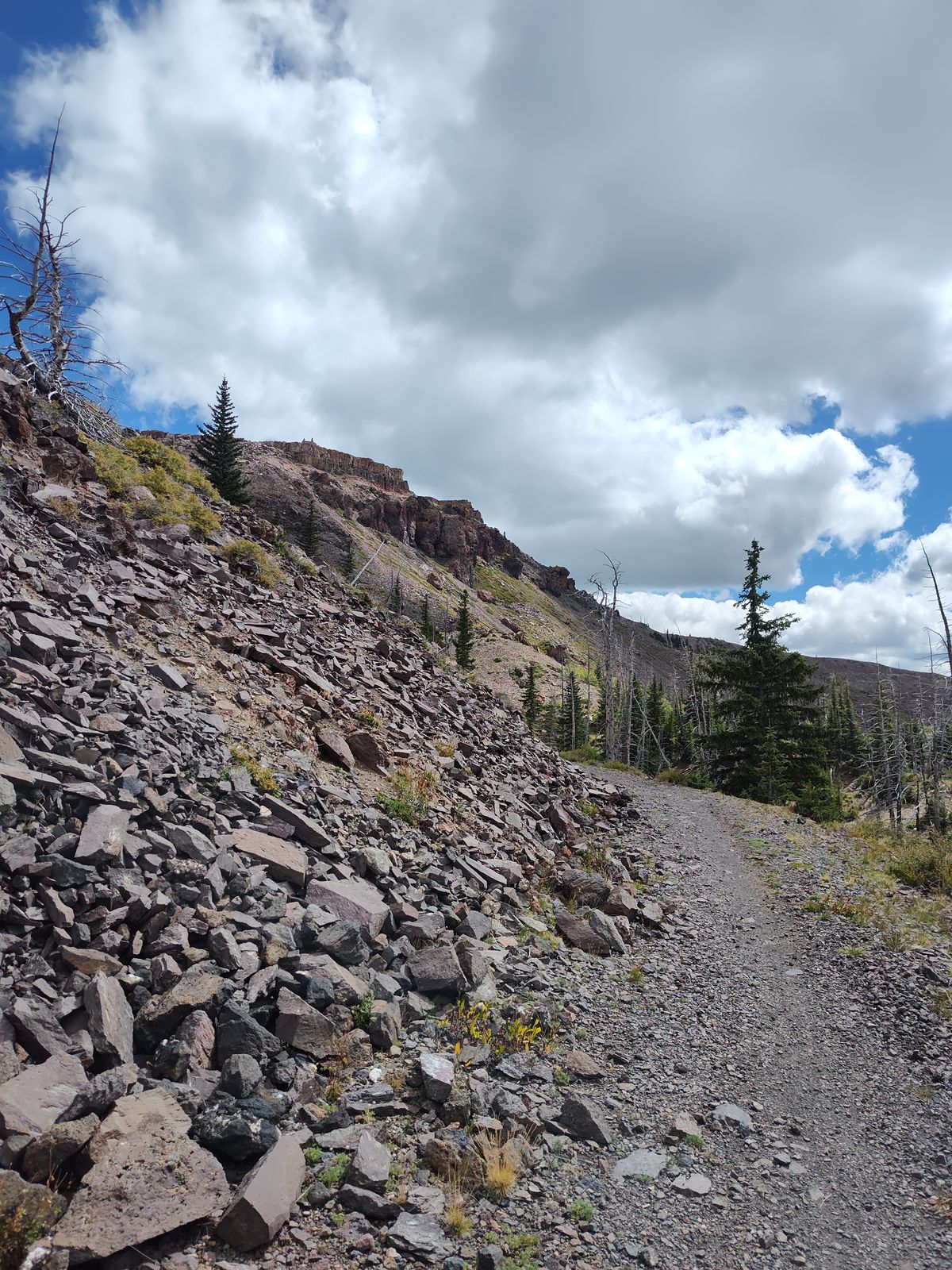 Path after the lift ride