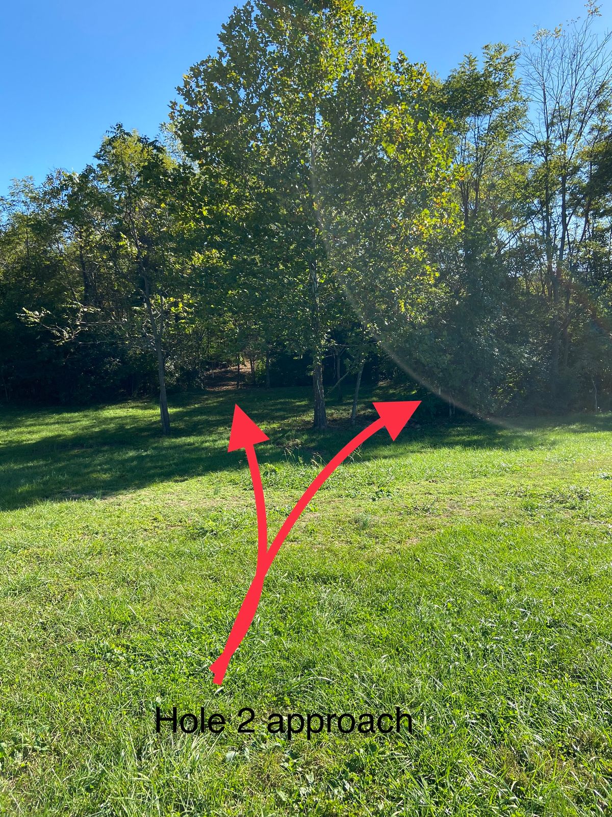 Hole 2 approach