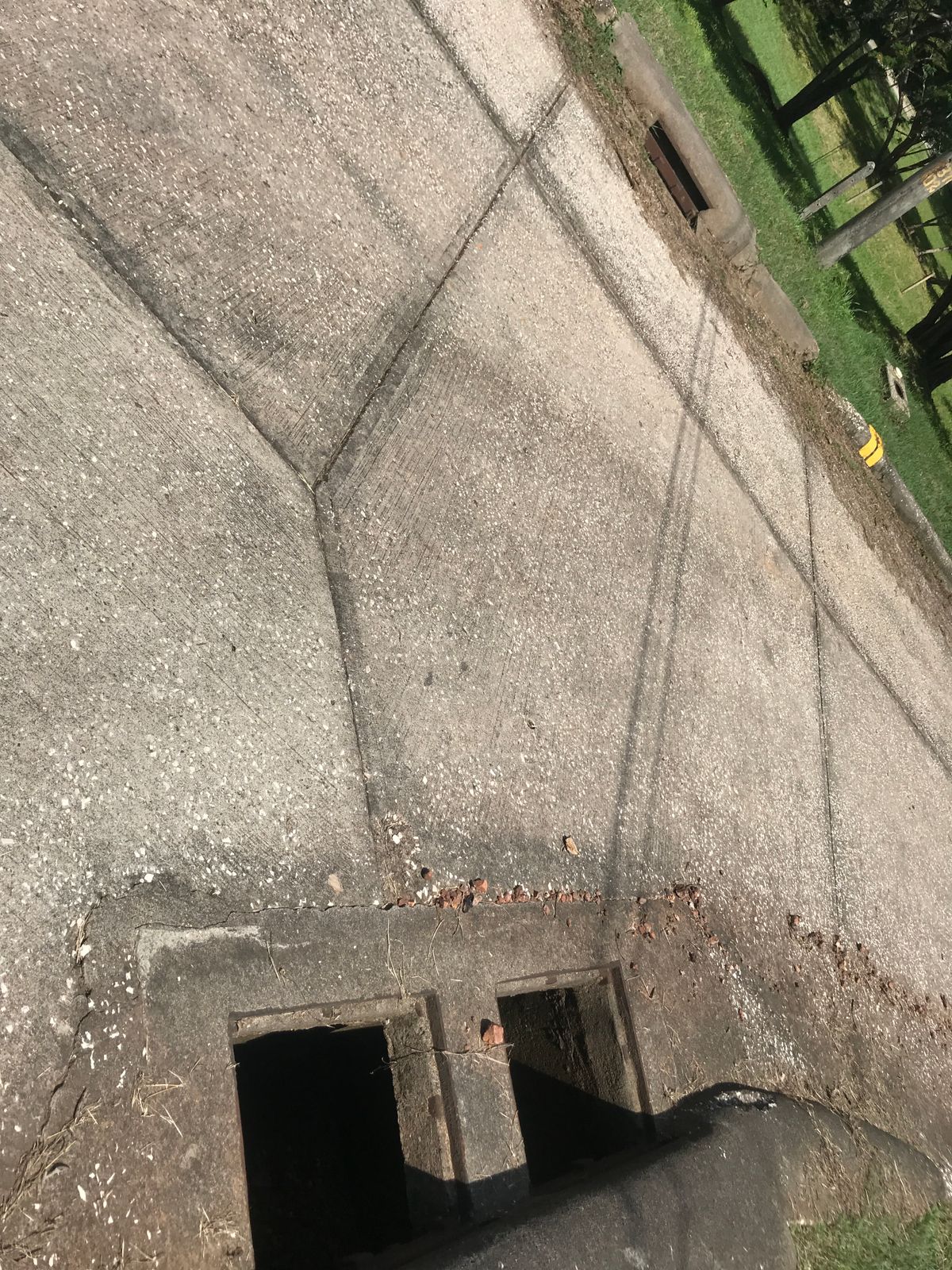 No manhole covers, definitely don’t want to let the discs land on the road... Rollers are a no-go.