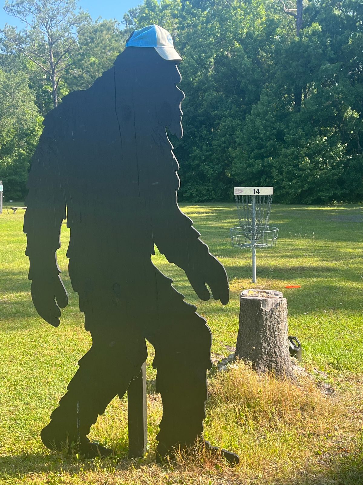 #14 Sasquatch at yellow basket