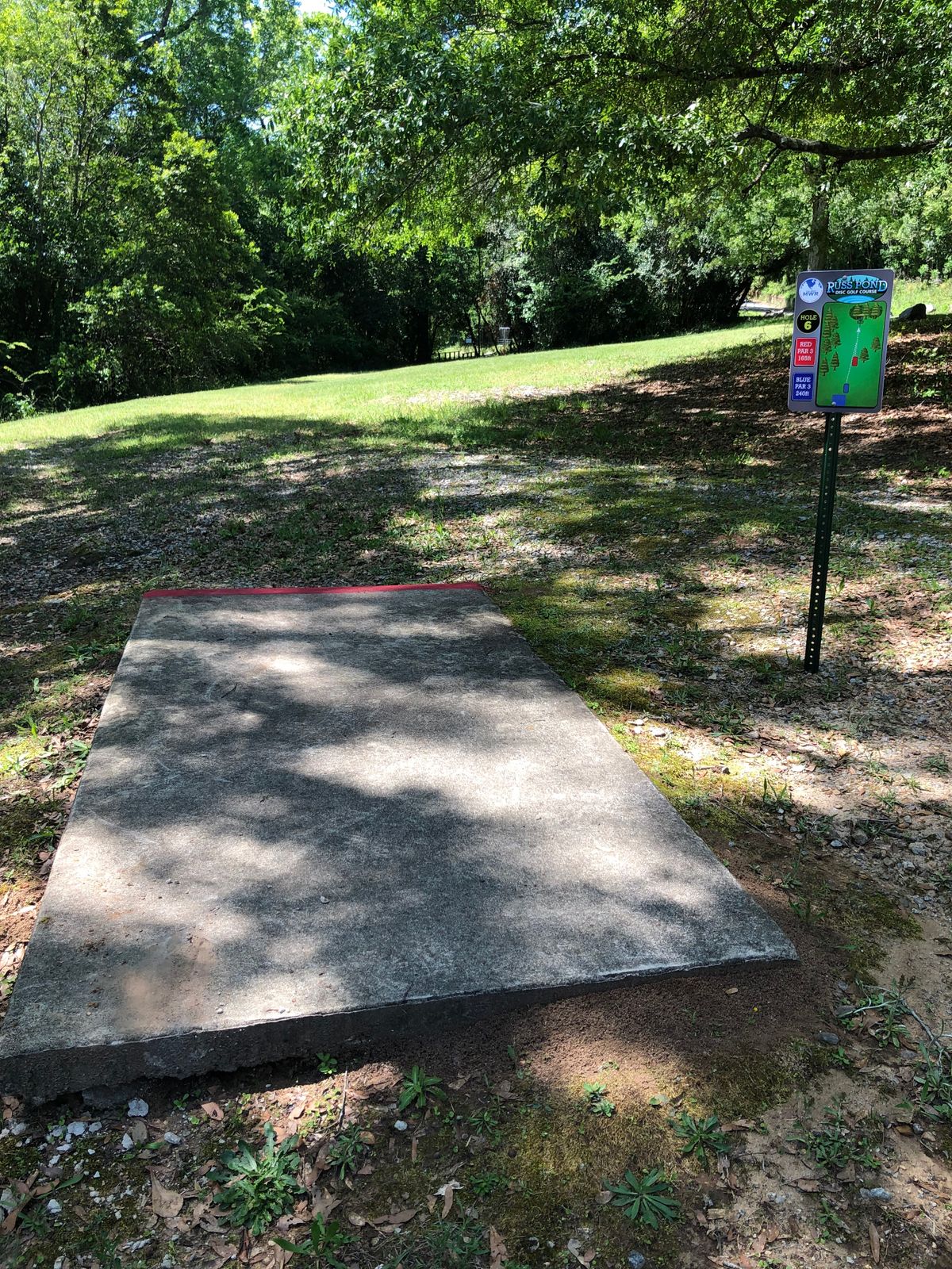 Hole 6 Red Tee Pad