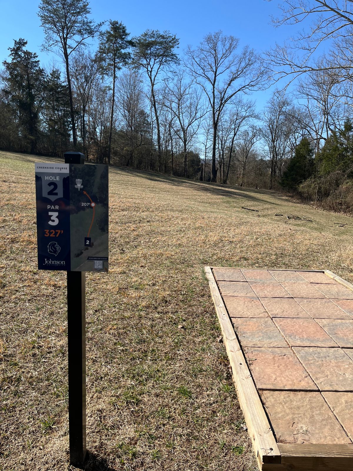 Hole 2 creek side