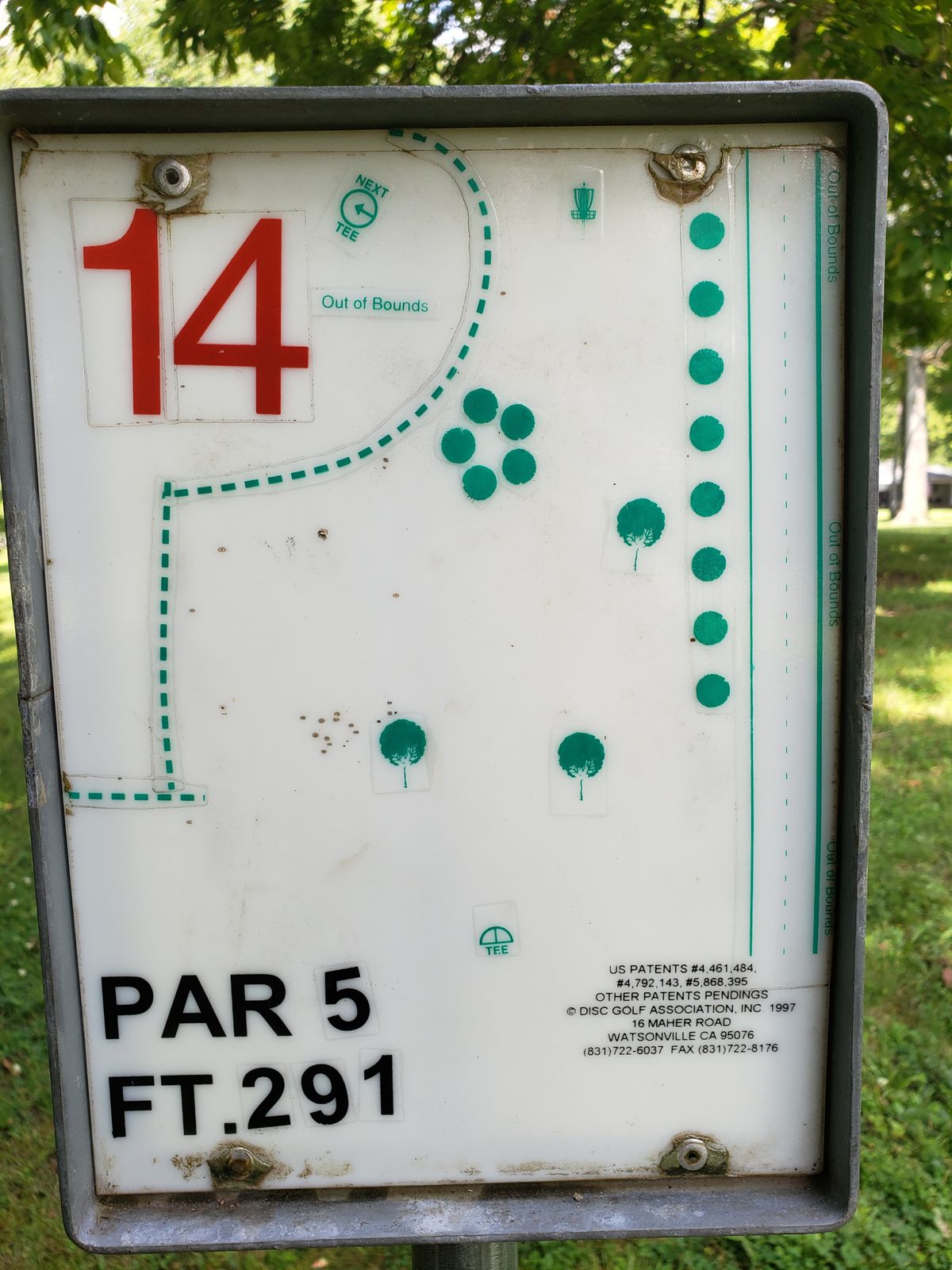#14 Tee Sign